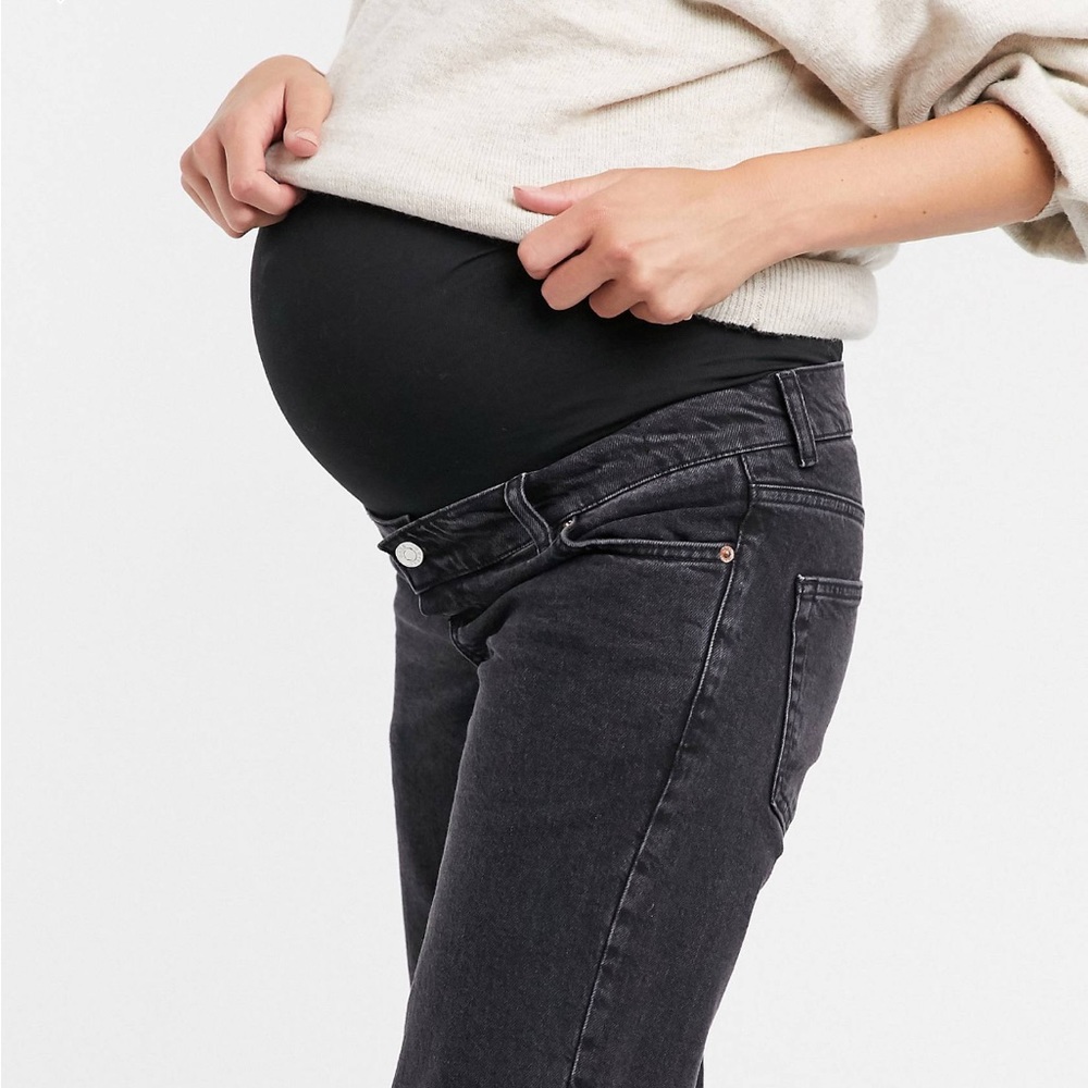 Maternity Black Jeans ASOS
